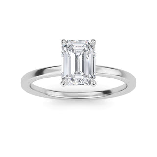 Emerald Cut Solitaire Engagement Ring 1.0 ct