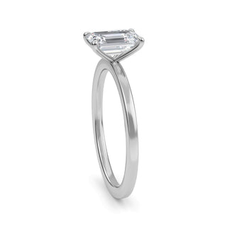 Emerald Cut Solitaire Engagement Ring 1.0 ct