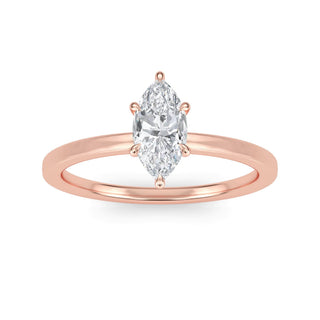 Marquise Cut Solitaire Engagement Ring 1.0 ct