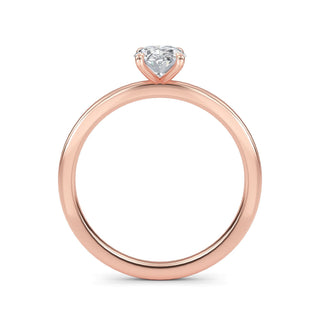 Oval Cut Solitaire Engagement Ring 1.0 ct
