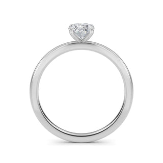 Oval Cut Solitaire Engagement Ring 1.0 ct