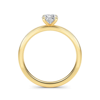 Oval Cut Solitaire Engagement Ring 1.0 ct
