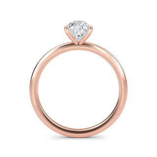 Pear Cut Solitaire Engagement Ring 1.0 ct