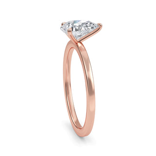 Pear Cut Solitaire Engagement Ring 1.0 ct