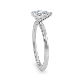 Pear Cut Solitaire Engagement Ring 1.0 ct