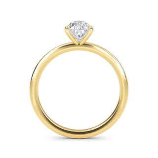 Pear Cut Solitaire Engagement Ring 1.0 ct
