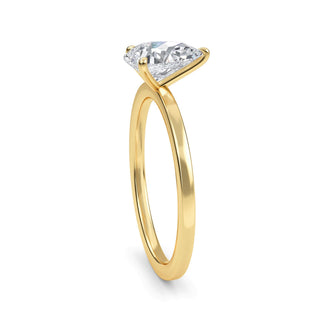 Pear Cut Solitaire Engagement Ring 1.0 ct