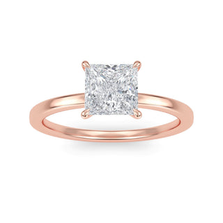 Princess Cut Solitaire Engagement Ring 1.0 ct