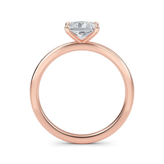 Princess Cut Solitaire Engagement Ring 1.0 ct