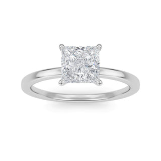 Princess Cut Solitaire Engagement Ring 1.0 ct