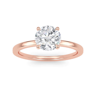 Round Cut Essential Solitaire Engagement Ring 1.0 ct