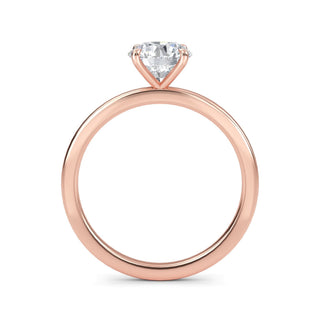Round Cut Essential Solitaire Engagement Ring 1.0 ct