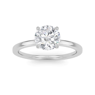 Round Cut Essential Solitaire Engagement Ring 1.0 ct