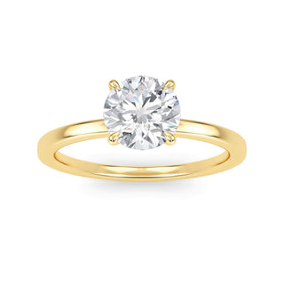 Round Cut Essential Solitaire Engagement Ring 1.0 ct