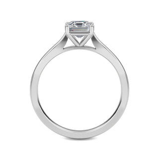 Asscher Cut Refined Solitaire Engagement Ring 1.0 ct