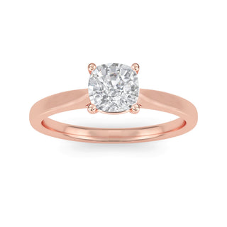Cushion Cut Refined Classic Solitaire Engagement Ring 1.0 ct