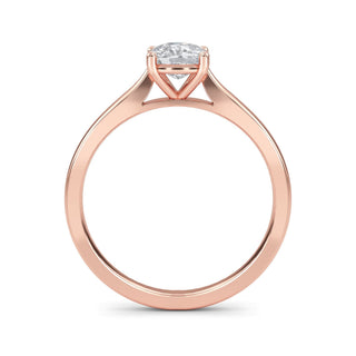 Cushion Cut Refined Classic Solitaire Engagement Ring 1.0 ct