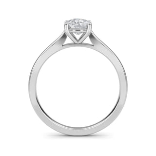 Cushion Cut Refined Classic Solitaire Engagement Ring 1.0 ct
