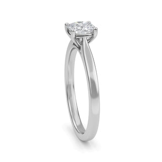 Cushion Cut Refined Classic Solitaire Engagement Ring 1.0 ct