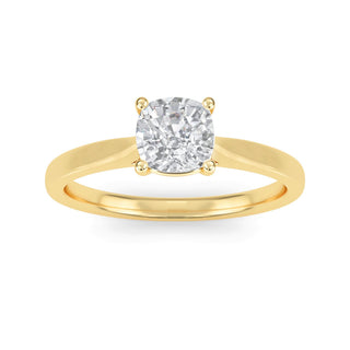 Cushion Cut Refined Classic Solitaire Engagement Ring 1.0 ct