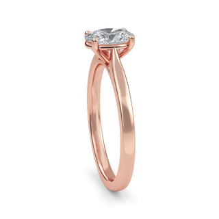 Oval Cut Minimal Solitaire Engagement Ring 1.0 ct