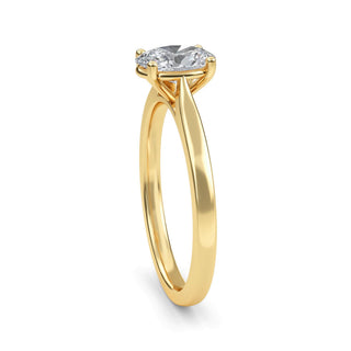Oval Cut Minimal Solitaire Engagement Ring 1.0 ct