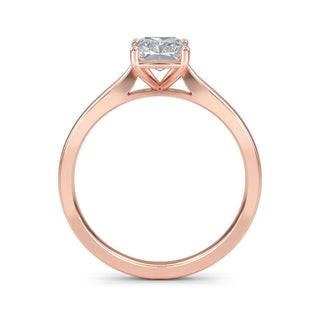 Radiant Cut Minimal Solitaire Engagement Ring 1.0 ct