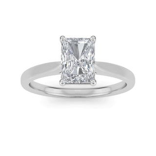 Radiant Cut Minimal Solitaire Engagement Ring 1.0 ct