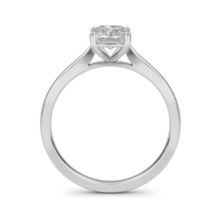 Radiant Cut Minimal Solitaire Engagement Ring 1.0 ct