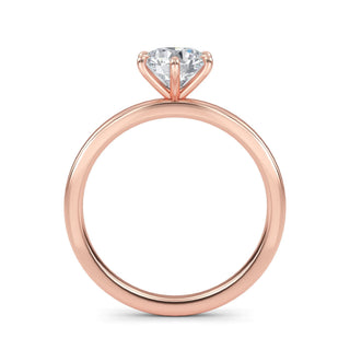 Asscher Cut Modern Solitaire Engagement Ring 1.0 ct