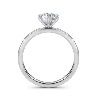 Asscher Cut Modern Solitaire Engagement Ring 1.0 ct