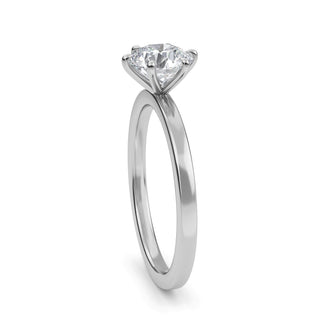 Asscher Cut Modern Solitaire Engagement Ring 1.0 ct