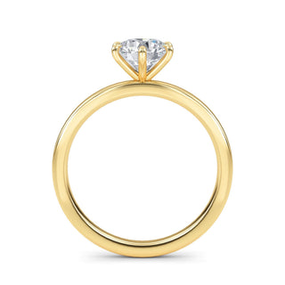 Asscher Cut Modern Solitaire Engagement Ring 1.0 ct