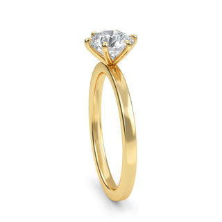 Asscher Cut Modern Solitaire Engagement Ring 1.0 ct