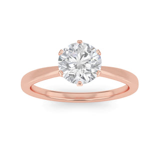 Round Cut Timeless Solitaire Engagement Ring 1.0 ct