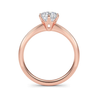 Round Cut Timeless Solitaire Engagement Ring 1.0 ct