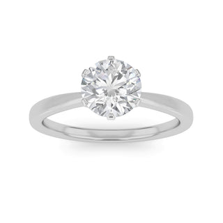 Round Cut Timeless Solitaire Engagement Ring 1.0 ct