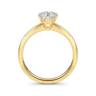 Round Cut Timeless Solitaire Engagement Ring 1.0 ct