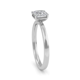 Asscher Cut Classic Solitaire Engagement Ring 1.0 ct