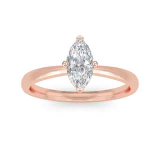 Marquise Cut Classic Solitaire Engagement Ring 0.5 ct