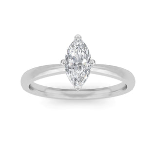 Marquise Cut Classic Solitaire Engagement Ring 0.5 ct