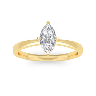 Marquise Cut Classic Solitaire Engagement Ring 0.5 ct