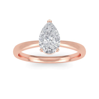 Pear Cut Classic Solitaire Engagement Ring 1.5 ct