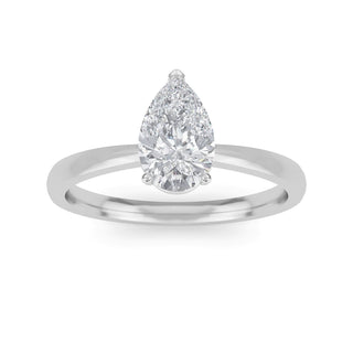 Pear Cut Classic Solitaire Engagement Ring 1.5 ct