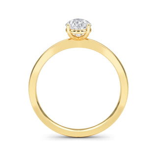 Pear Cut Classic Solitaire Engagement Ring 1.5 ct
