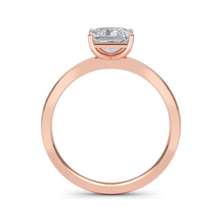 Princess Cut Four-Prong Solitaire Engagement Ring 1.0 ct