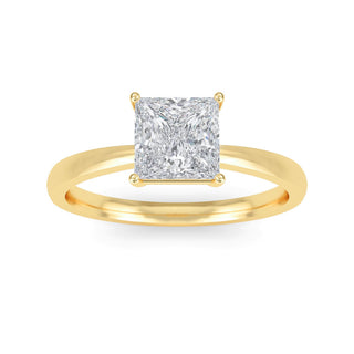 Princess Cut Four-Prong Solitaire Engagement Ring 1.0 ct