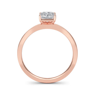 Radiant Cut Elevated Cathedral Solitaire Engagement Ring 1.0 ct