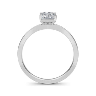 Radiant Cut Elevated Cathedral Solitaire Engagement Ring 1.0 ct