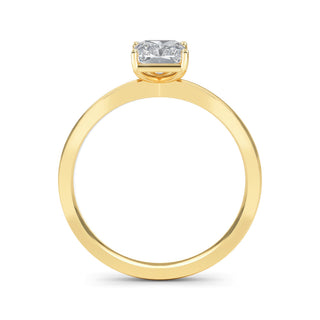 Radiant Cut Elevated Cathedral Solitaire Engagement Ring 1.0 ct